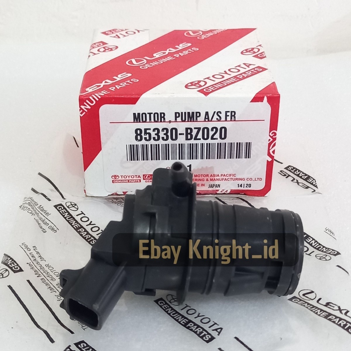 Fits For Toyota Motor and pump assy, windshield washer 85330-BZ020