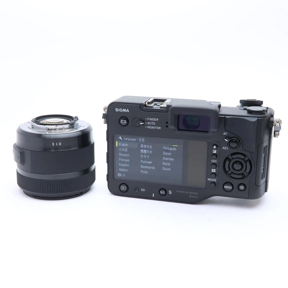 Sigma sd Quattro + Art 30mm F/1.4 DC HSM Lens Kit #283 -Near Mint- - Image 2 of 4