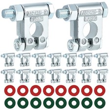 8 Pairs Military Spec Battery Terminals with Marked Positive/Negative