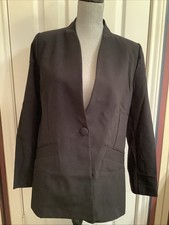 Cabi 10 Dinner Jacket Women Black Blazer 4119 Long Sleeves NWOT