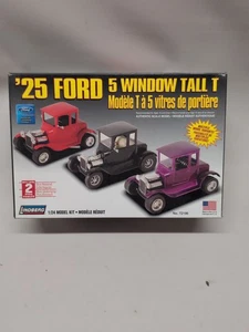 Lindberg 1/24 1925 25 Ford 5 Window Tall T 3 in 1 Model Kit New Open Box