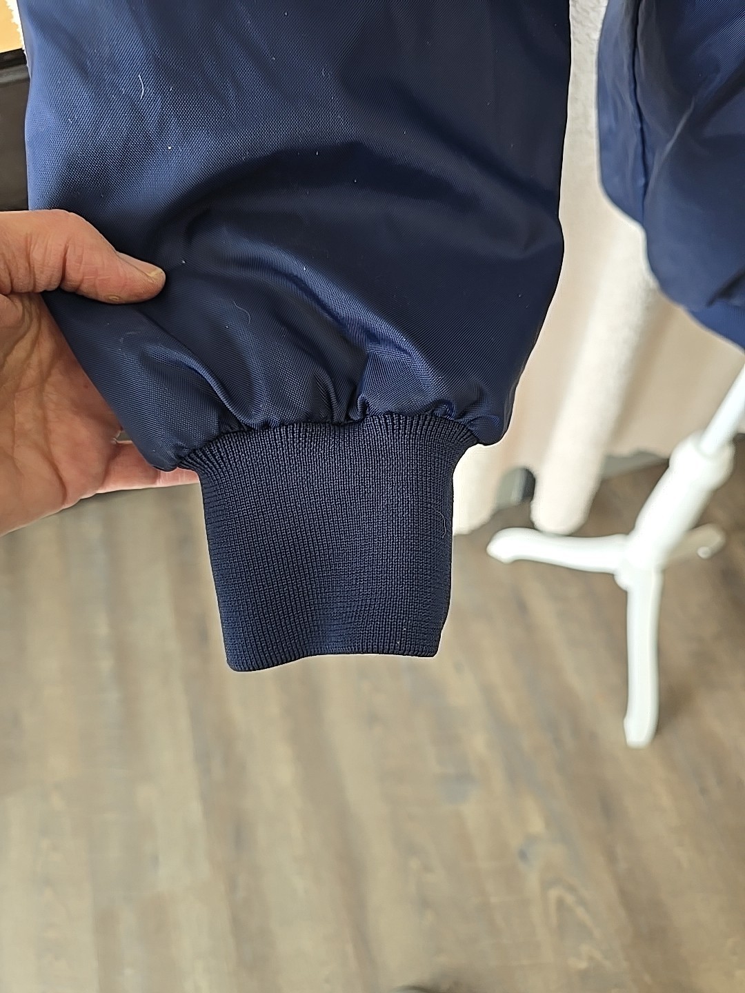 SACAI X NIKE Nike Dugout Giacca Uomo Grande Squadra Navy Baseball Allenatori Bomber Tampone Caldo