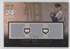 2010 Topps Tribute Triple Relic 93/99 Rick Porcello #TTR-RP d1f