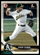 2018 Bowman Draft Jeremy Eierman Oakland Athletics #BD-179