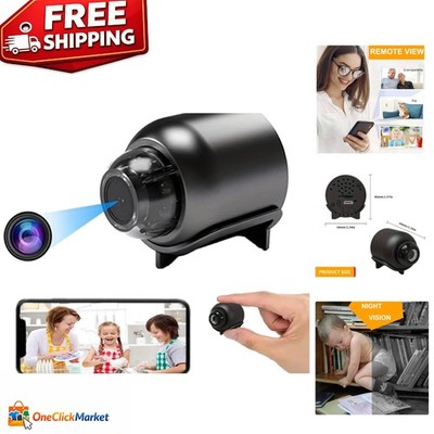 1080P HD Wireless Mini Camera - 160° View Baby & Pet Monitor with Night Vision