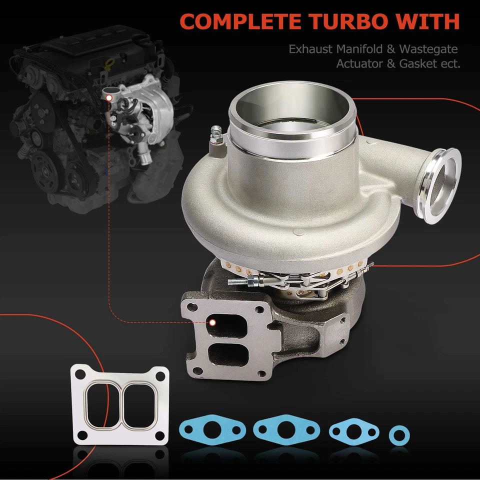 Turbocompresor A-Premium para Freightliner 122SD Cascadia Western Star HX55 Foto 2 de 4