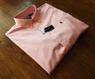 Ralph Lauren Gr.2XL/44/17 1/2 Herren Freizeithemden Rosa NEU