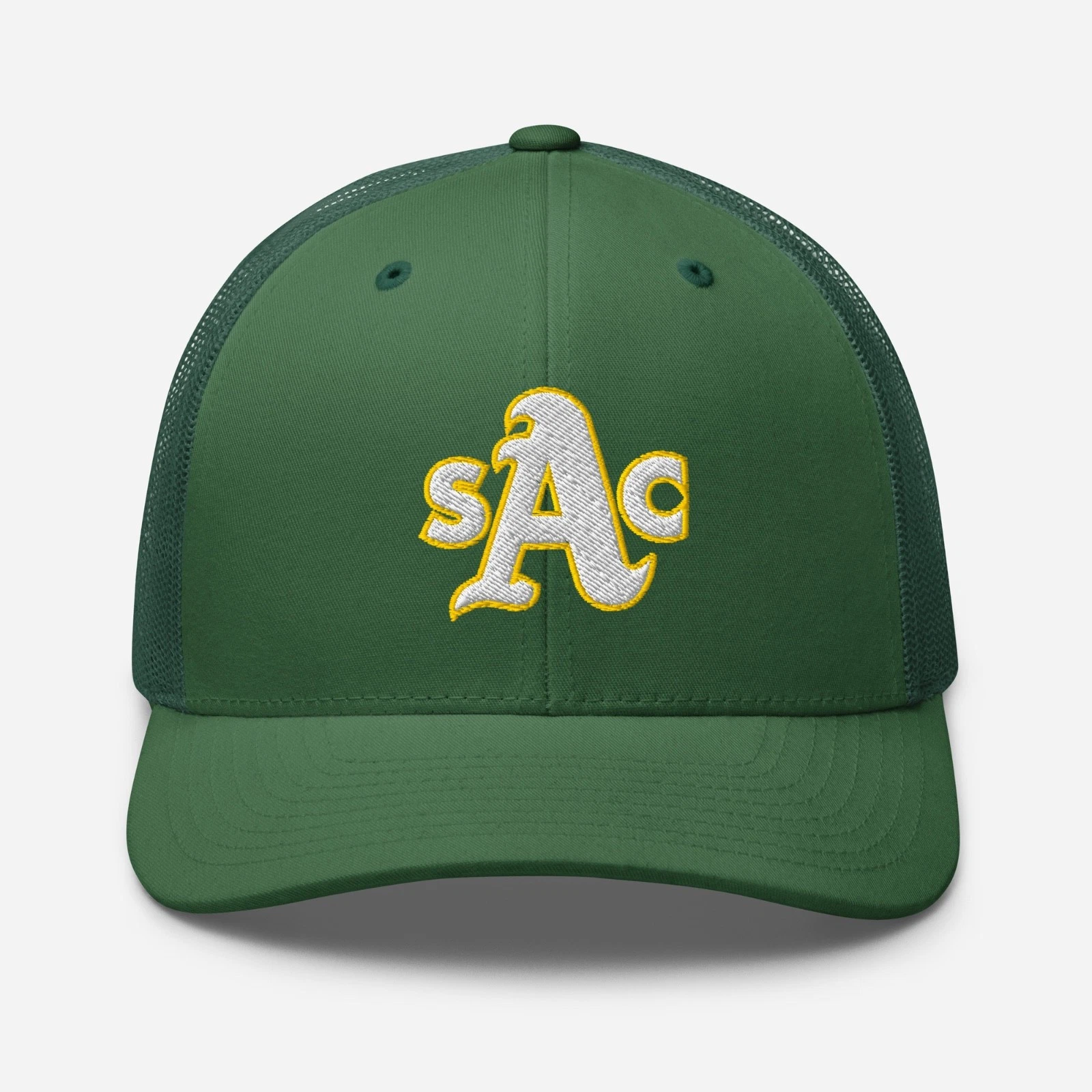 Sacramento A’s Trucker Hat - Green or Black - Made to order