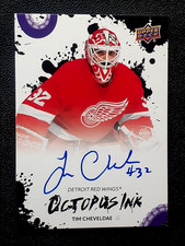TIM CHEVELDAE 2025-26 UD DETROIT RED WINGS CENTENNIAL OCTOPUS INK #OI-TC    033