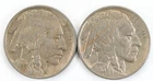 1913 t1 1913 t2 Buffalo Nickel Lot of 2 5c