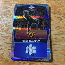 Terry McLaurin-WSH Commanders-2025 UNO Elite NFL ALT Jersey Edn. #118-Blue Foil