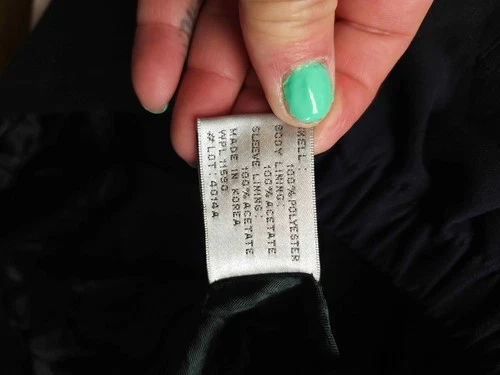 Vintage Tehama Clint Bomber Jacket Mens Size XL Black Full Zip Long Sleeves image 4