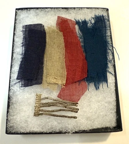 ORIGINAL CIVIL WAR FLAG FRAGMENT LOT - EX-AUCTION (71st PA, Captured, + Others)