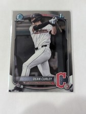2025 Bowman Draft Dean Curley 1st Chrome (RC) #BDC-129 Cleveland Guardians