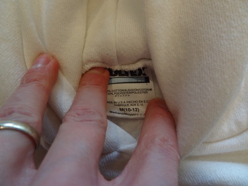 Vintage Sea World Pullover Hoodie White Youth Medium Tultex 10-12 Sweatshirt - Picture 8 of 14