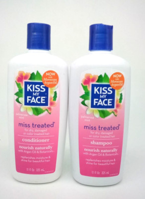 2-PACK Kiss My Face Miss Treated Conditioner for Dry, Damaged Hair 11oz ea NEW