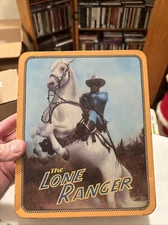 Vintage 1990 Hamilton Gifts The Lone Ranger Metal Tin Stationary Letter Set Read