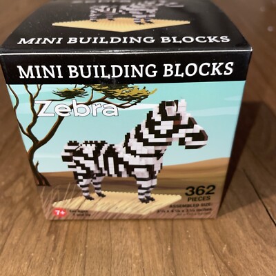 NIB Impact Mini Building Blocks Zebra