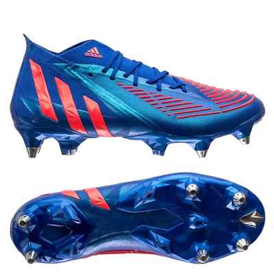 Adidas Predator Edge.1 SG Soft Ground Soccer Cleats Men's Size 10.5 H02965 Blue