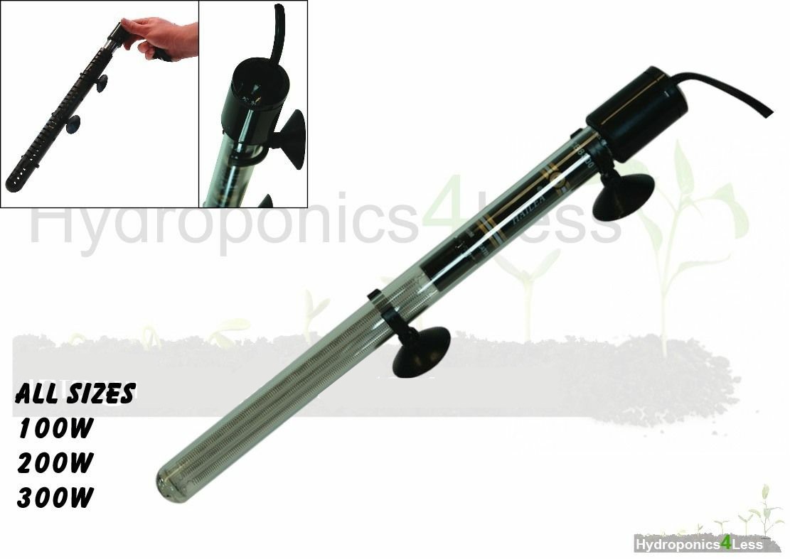 HAILEA 100,150, 200 or 300w Glass Nutrient Tank Fish Water Heater