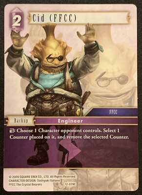 Cid (FFCC) | 12-0079C | Common | Lightning | Opus 12 | Final Fantasy TCG