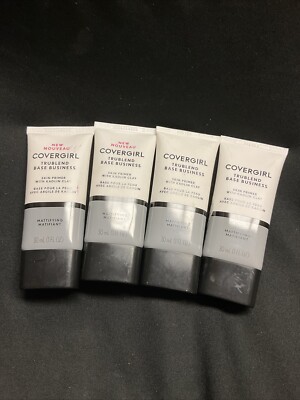 4 CoverGirl TruBlend Base Business, Skin Primer with Kaolin Clay, Mattifying 1oz