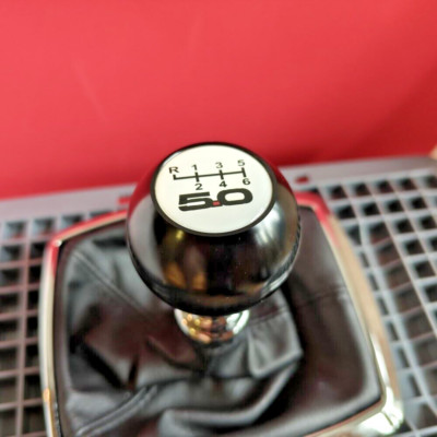 BLACK 5.0 RACE BALL WEIGHTED SHIFT BALL GEAR KNOB for FORD MUSTANG S550 V8 GT V6