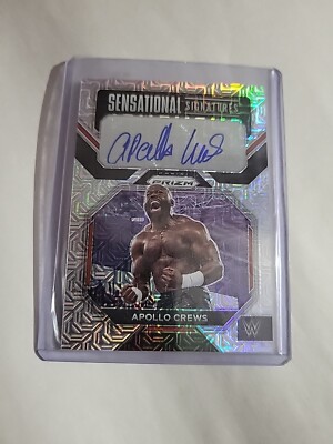 2023 Panini Prizm WWE Apollo Crews Sensational Signatures Autograph Prizm #/25  