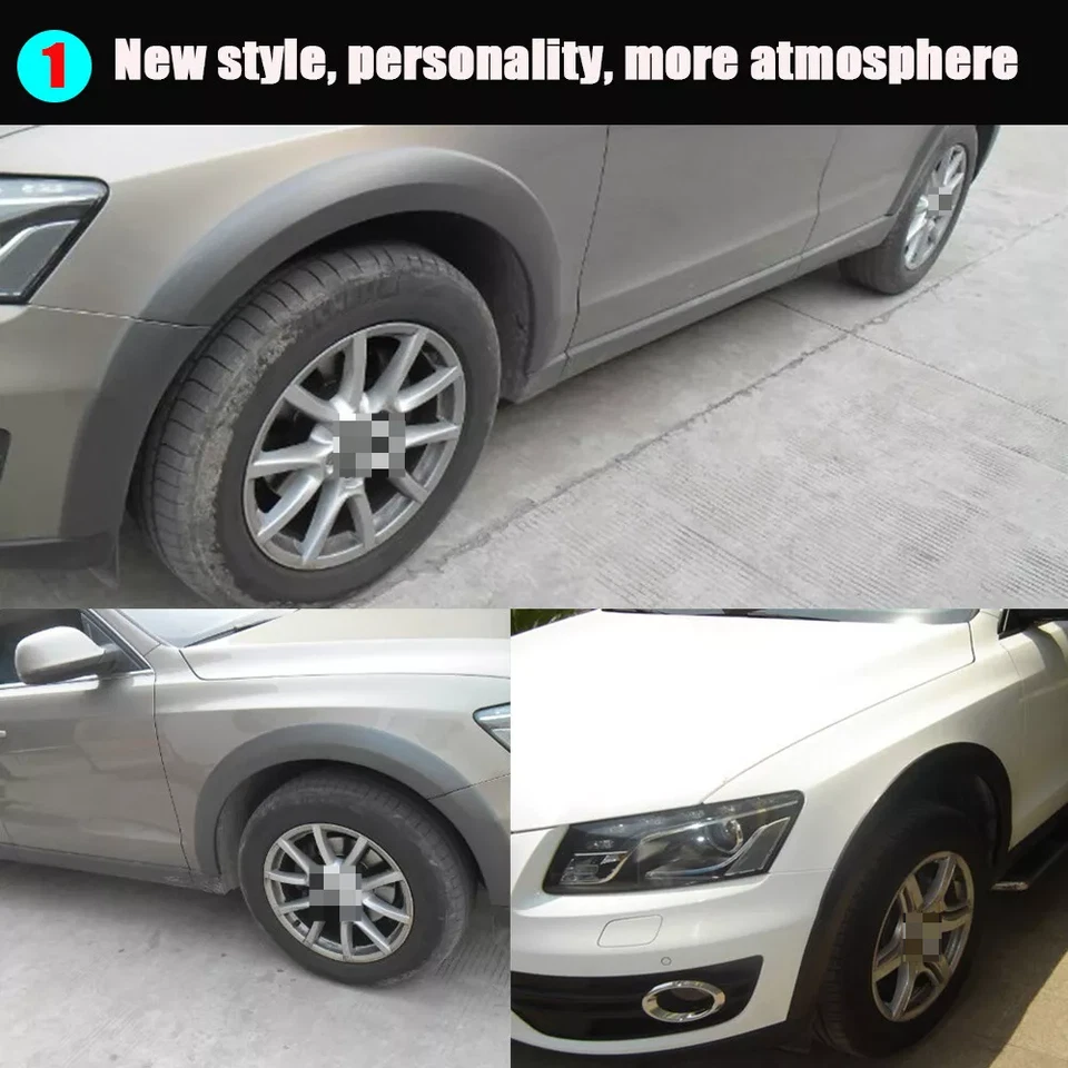 10X Fender Flares Wheel Arch Eyebrows Wide Covers Fit for Q5 2009-2016 - Изображение 4 из 4