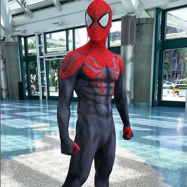 Superior Spider-Man Costume Spandex Halloween Fans Cosplay