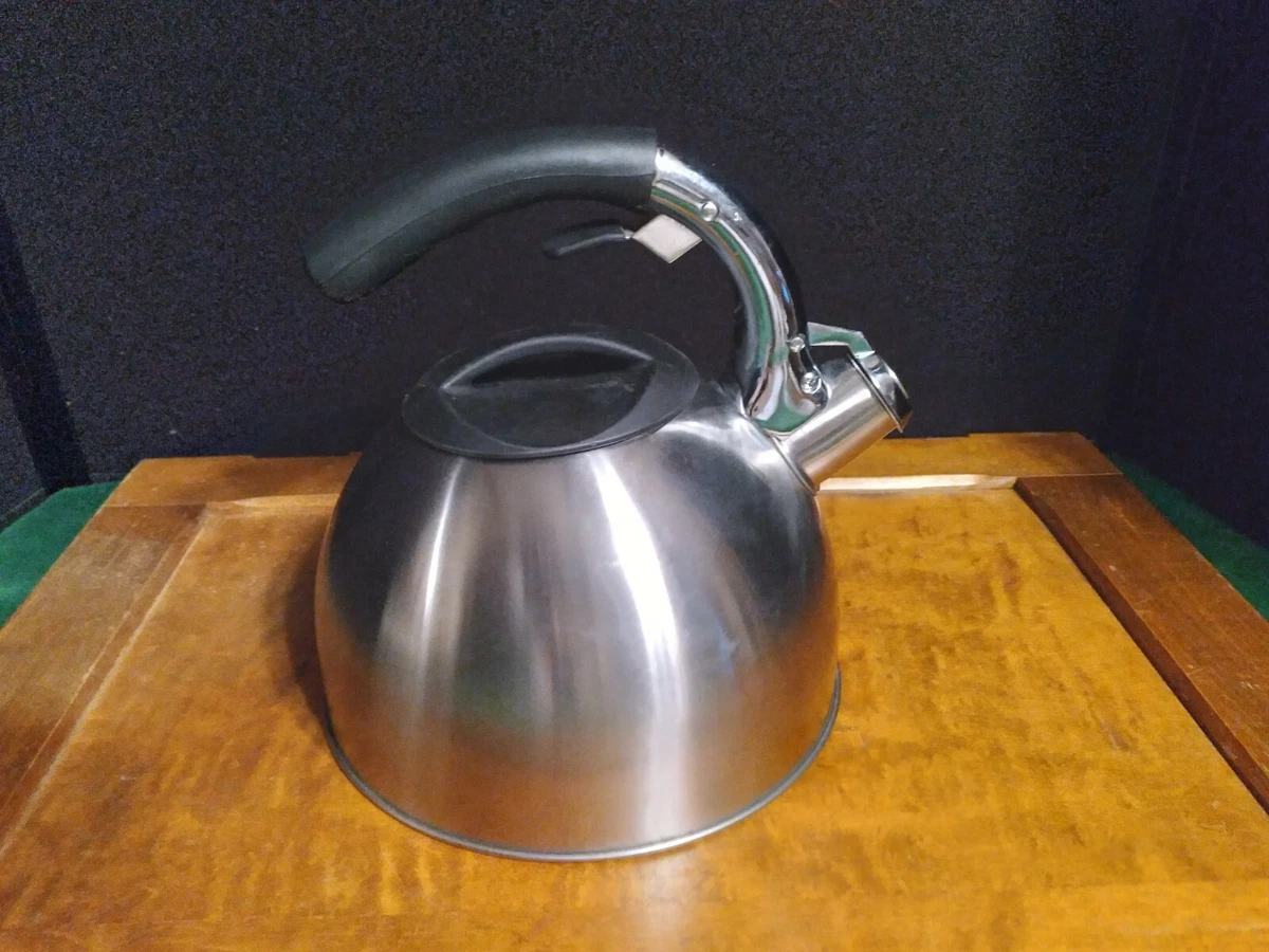 PRIMULA CONNER WHISTLING TEA KETTLE Brushed Stainless Steel 2.5 QT