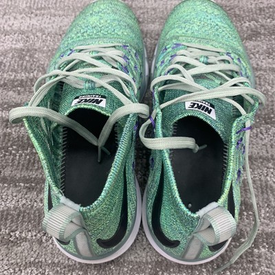 Size 7.5 Nike Train Unltrafast Flyknit Shoes Enamel Green 843694 300 Size 7.5 - Nike Train Ultrafast Flyknit Blue for sale online  main image 2