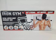 Iron Gym Total Upper Body Workout Perfect For Pull Ups Sit Ups Push Ups & Dips