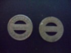 2 Albany,NY Transit Company School Transit Bus Tokens — photo 2