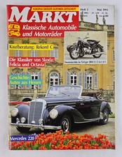 Oldtimer Markt Heft Mai 5/1991 - Skoda Felicia Octavia Mercedes 220 Rekord C