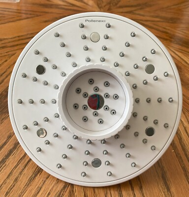 Pollenex DP1014AN Luxurious Pouring Rain Showerhead - White - New open box