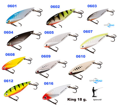 Cicada Blade Bait Spinmad KING 18g.  excellent for Pike, Perch & Zander