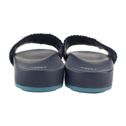 FENDI Sandals - Slide sandals Flat slippers ribbon reference size 9.4" Size... - Picture 4 of 8
