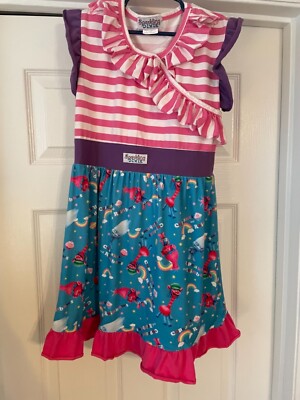 Sparkling Dixie Girls Sleeveless Long Tunic Shirt Size 14-16 Trolls 28  Long