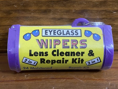 vintage eyeglass wipers lens cleaner & repair Kit New Sealed - Picture 7 of 7