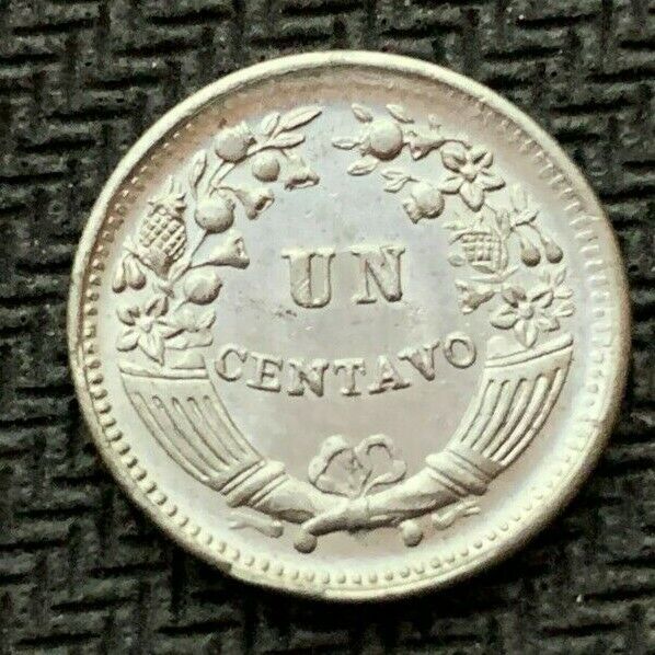 1960 Peru 1 Centavo CH UNC      Condition rarity   World Coin