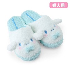 Japan Sanrio ORIGINAL Character Fluffy Slipper -Cinnamoroll Face-Shaped 25cm