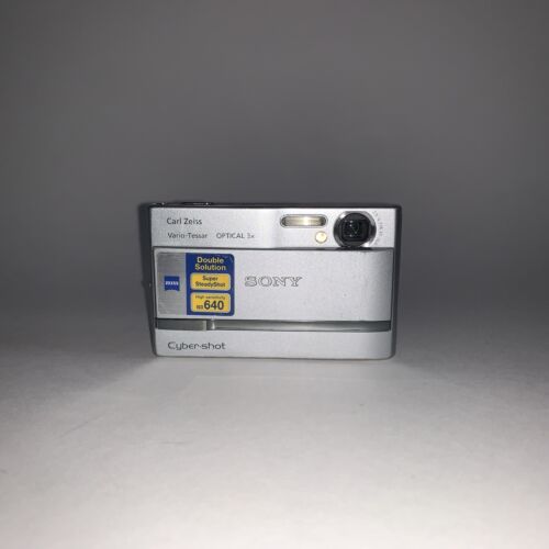 Appareil photo numérique compact Sony Cyber-Shot DSC-T9 6,0 méga pixels testé pour fonctionner  - Photo 1 sur 7