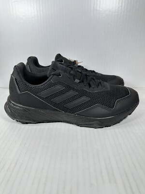 Adidas Tracefinder Trail Running Shoes Men's Black Size 9.5 Q47235 BRAND NEW