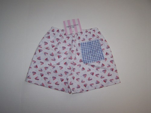 James & Lottie Boutique Boys Conrad Shorts Sailboats Multicolor Size 5 NWT - Picture 2 of 2