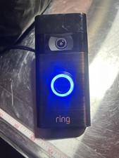 Ring Video Doorbell 1st Gen w/ Mount Powers On Ready for Setup