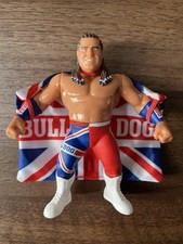 Wrestle Feds British Bulldog WWF Hasbro WWE Retro Wrestling Action Figure Toy