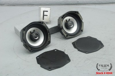 2007 Harley Street Glide 5.25'' Radio Audio Speaker + Adapter Mount Ring Set