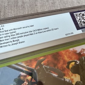Halo 3 Xbox 360 Sealed Graded PSA 9.0 A