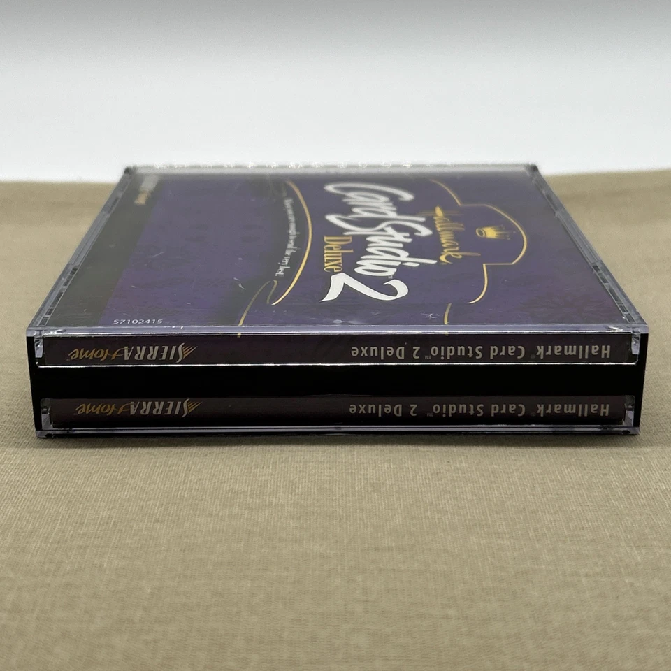 Hallmark Card Studio Deluxe 2 (PC CD 4-Disc Set Windows) Scrapbook Paper Doll + - Image 4 of 4